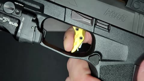 Touch of Gold: Tyrant CNC IntelliFire™ Trigger, Gold/Black