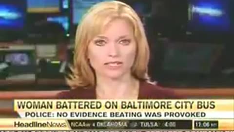 AntiWhite Hate Crime: White Woman Beaten On Bus by Blacks