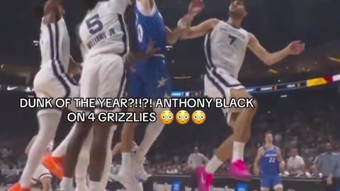 Anthony Black dunked on 4 Grizzlies for NBA’s play of the year