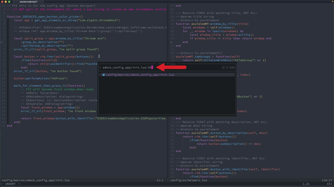 Telescope's Picker Respects Line Numbers! (neovim)