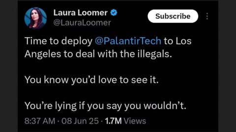 Laura Loomer's Palantir Narrative Explained