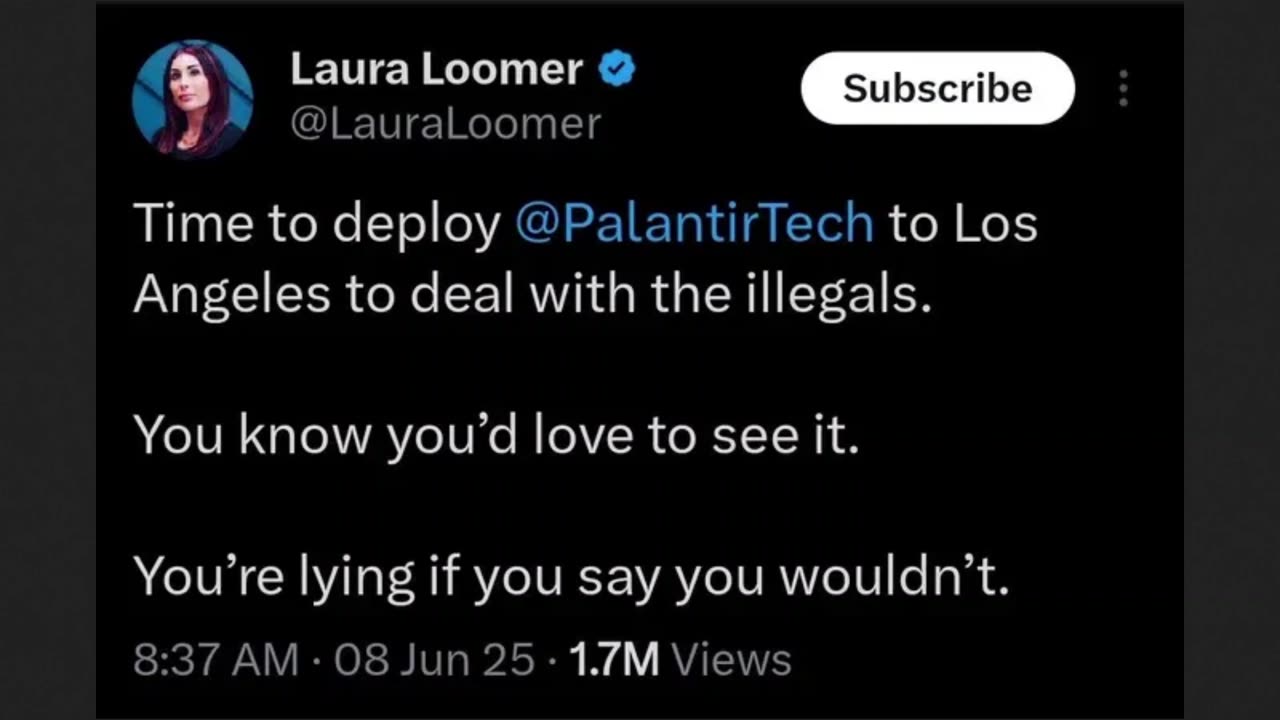 Laura Loomer's Palantir Narrative Explained