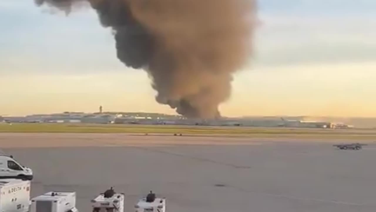 Explosion and fire after cargo plane Crash International Airport in Louisville, Kentucky
