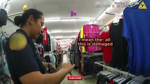 She Lit a Store On Fire Just To Shoplift