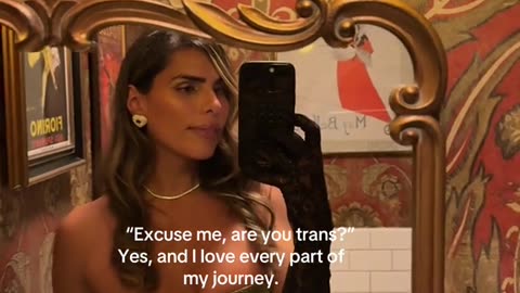 A tgirl is beautiful in all the moment