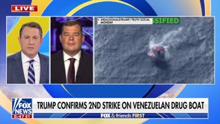 Trump confirms second strike on Venezuelan drug boat: 'SPATTERED all over the ocean'