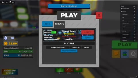 Roblox: Blade Quest - Ghost Town - Medium - Hardcore Gameplay