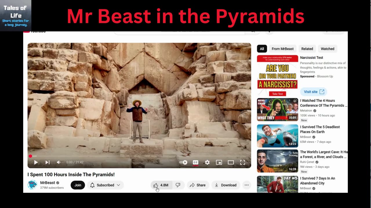 Mr Beast in the Pyramids !