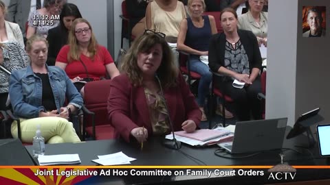 Arizona Today, 14 April 2025 - Joint Legislative Hearing on AZ Family Court