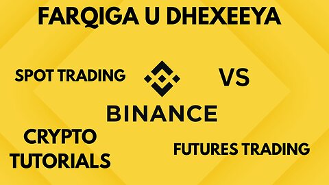 FARQIGA U DHEXEEYA SPOT TRADING & FUTURES TRADING (TUTORIAL)