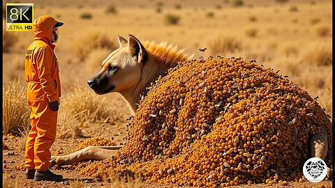 Life by A Thread How volunteers Saved A dying Hyina