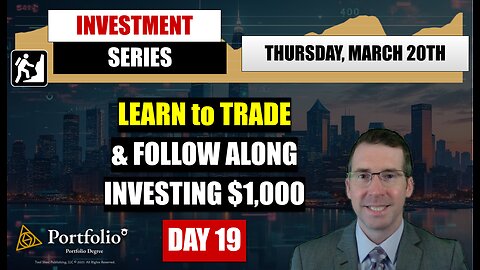 Daily Investment Series Day 19 - Stock Market News, Portfolio Update, Strategy Discussion & Tips