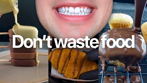 ASMR Eating Challenge - Different Foods, Zero Waste