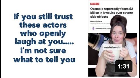 If you still trust these actors who openly laugh at you…..