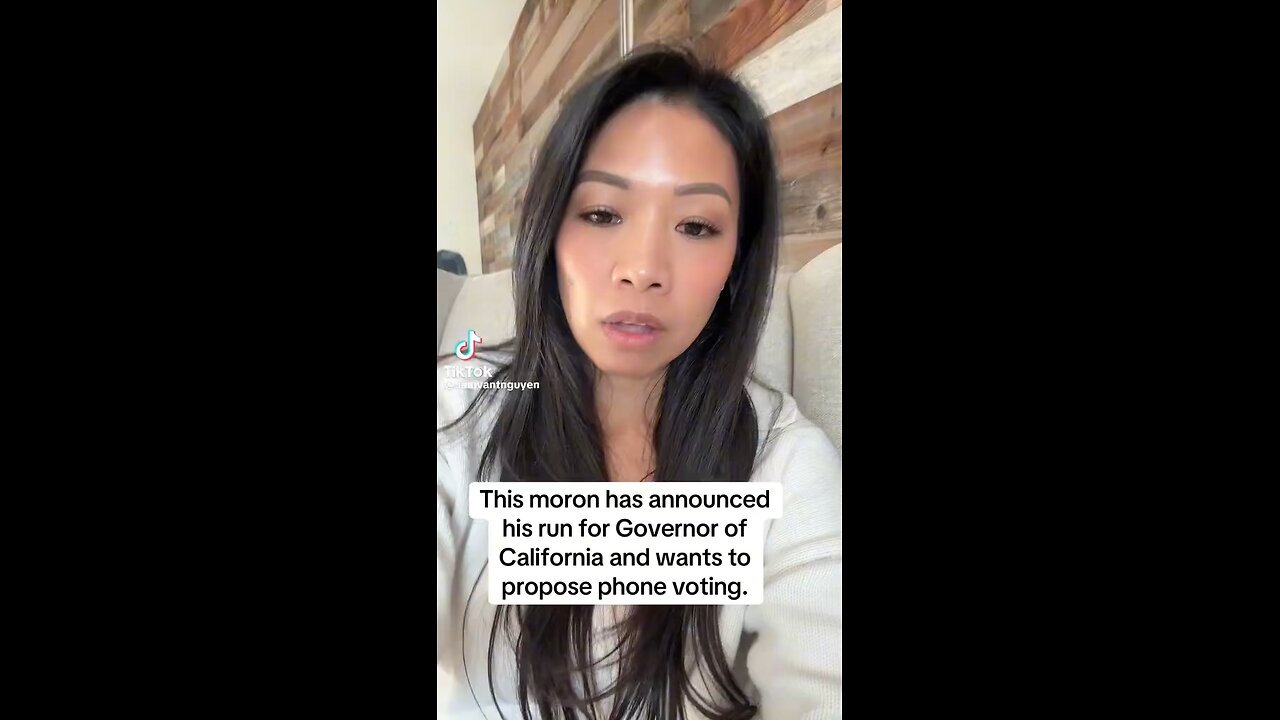 Eric Swalwell want the voting on the phone, what?!!!