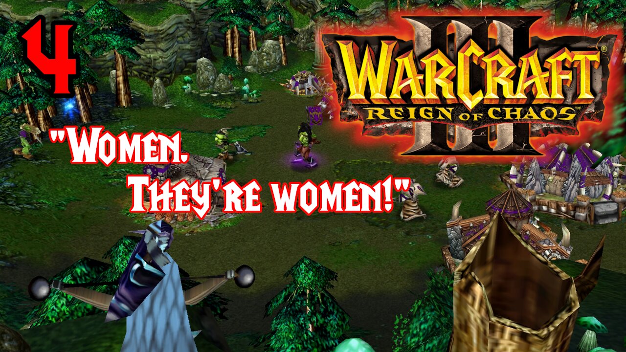 First Encounter with the Night Elves - Warcraft III: Reign of Chaos - The Invasion of Kalimdor 4/8