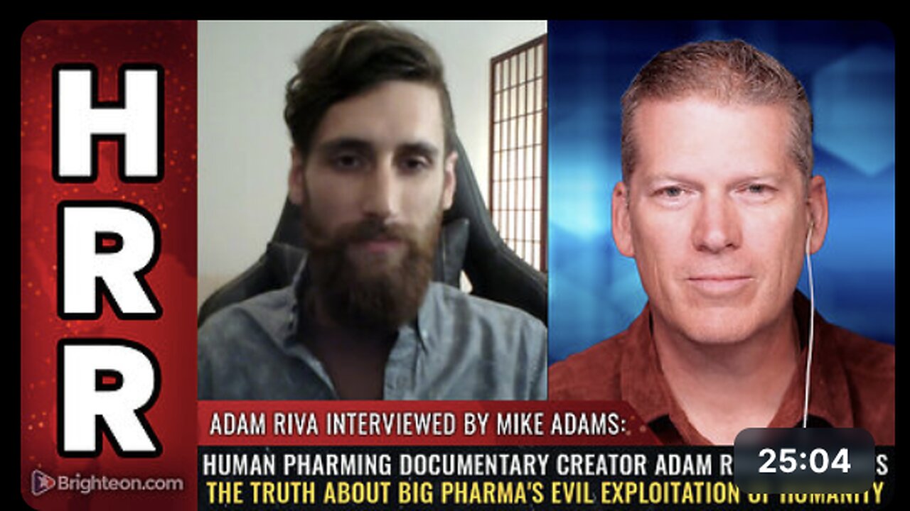 HUMAN PHARMING documentary creator Adam Riva unleashes the truth about Big Pharma's...