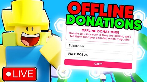 🔴 LIVE PLS DONATE 🔴 _ 🤑 DONATING ROBUX to VIEWERS 🤑 _🎉250+ ROBUX Giveaway🎉_ 💬 TTS GIFTS 💬