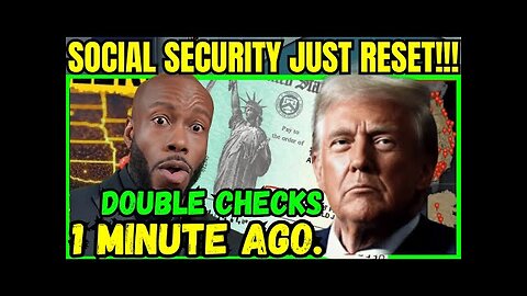 TRUMP & DOGE Just Reset Social Security—Double Checks For Some, Cut Off For Others!