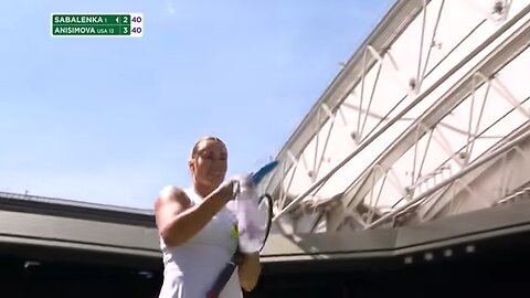 AMAZING moment Aryna Sabalenka stops match to help an ill member of the crowd | Wimbledon 2025