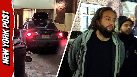 Car repeatedly rams entrance of NYC synagogue in disturbing attack