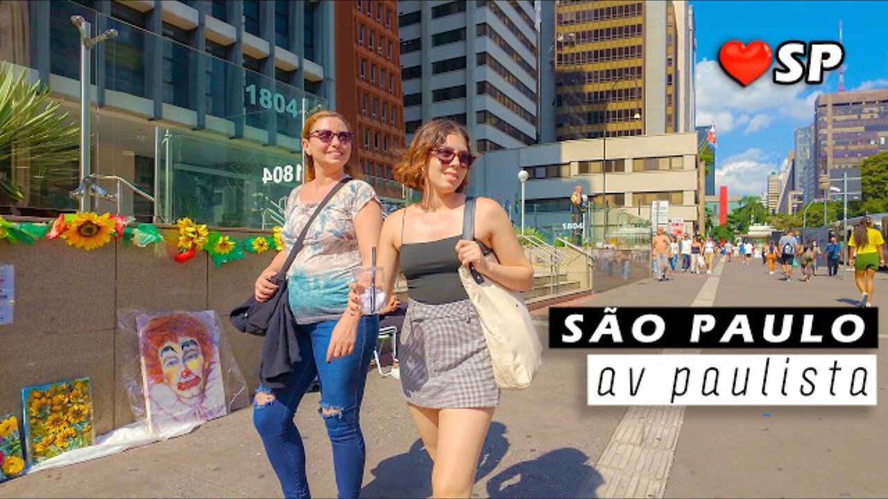 🇧🇷 Walking in São Paulo — Paulista Avenue & Cidade São Paulo Mall — Brazil, 2025 【 4K UHD 】