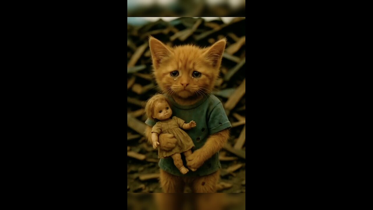 Sad poor cats life Hard work pay off