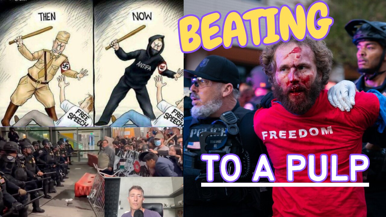 Antifa Attacks Freedom + TPUSA. Who are the TRUE Fascists?