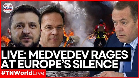 Live| Medvedev Slams Europe’s ‘Cowardly Silence’ After Massive Drone Strikes | World News Live