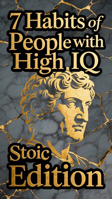 7 Habits of People with High IQ – Stoic Edition