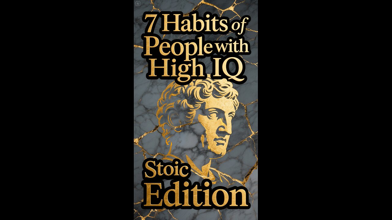 7 Habits of People with High IQ – Stoic Edition