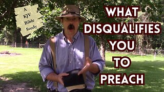 Qualifications for a Bishop are NOT Qualifications to Preach