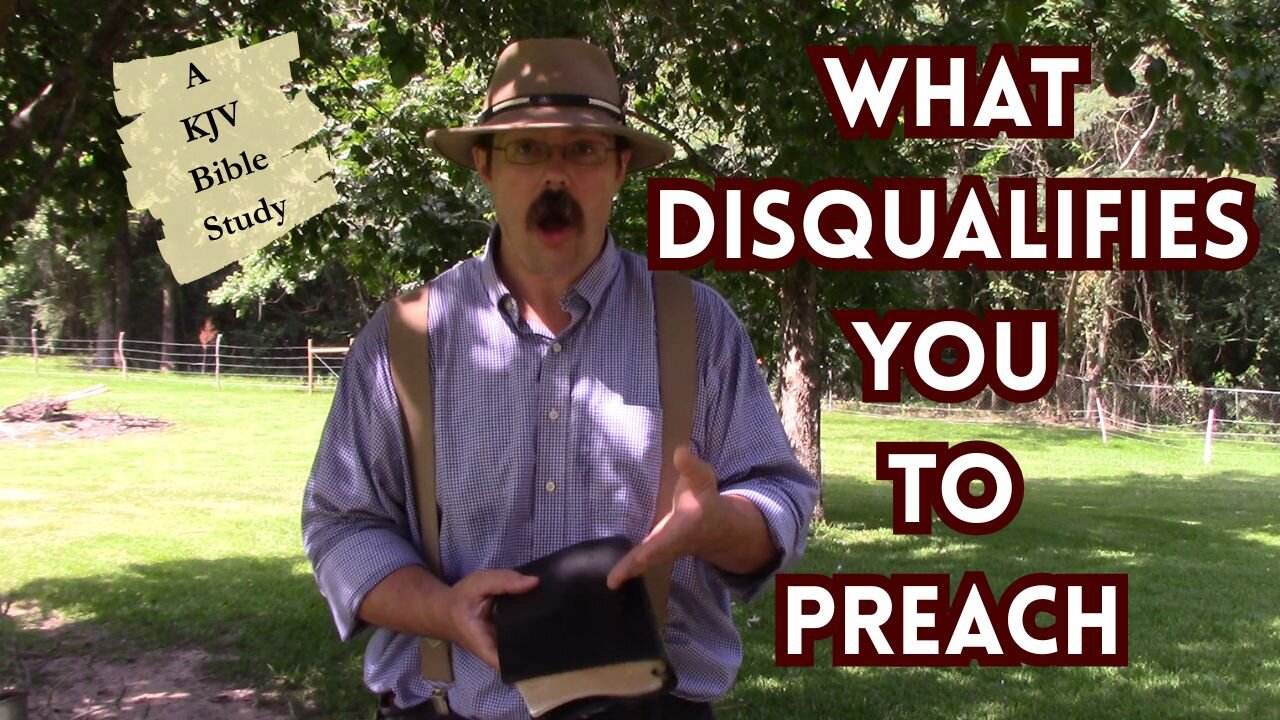 Qualifications for a Bishop are NOT Qualifications to Preach