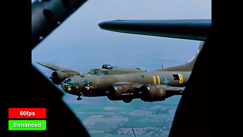 WW2 Enhanced Footage, B-17s Arrive in Europe | Documentary #ww2 #airforce #b17 #flyingfortress #wwii