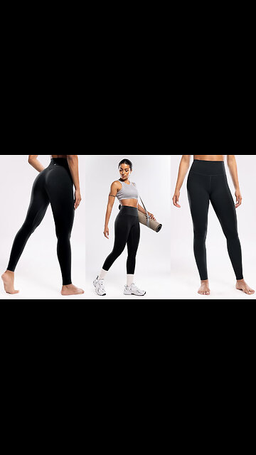 Women's High-Waisted Workout Leggings – Silky Soft, Stylish & Athletic Comfort