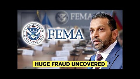 BREAKING | Kash Patel Charges "High Ranking" Official for Defrauding FEMA