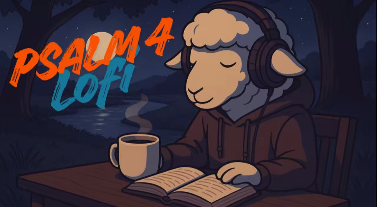 Psalm 4:1 — “Hear Me When I Call” | LofiPsalm Night | Peaceful Scripture Meditation