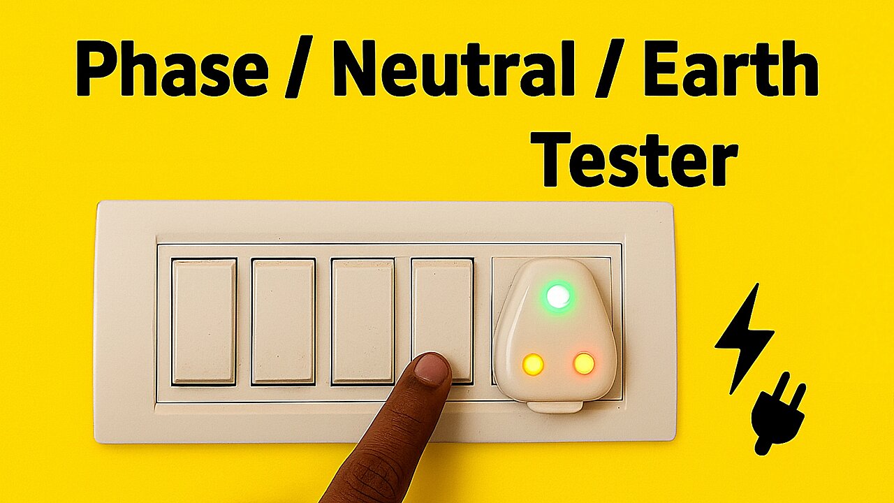 How to Make a Neutral & Phase Line Tester at Home #NeutralPhaseChecker