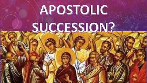 Apostolic Succession is a Marketing Term/Control Technique, Not Something That Matters to God.