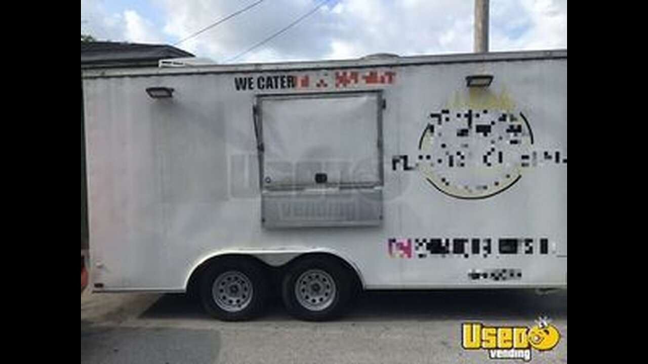 2022 8.5' x 16' Kitchen Food Concession Trailer | Mobile Vending Unit for Sale in Florida!