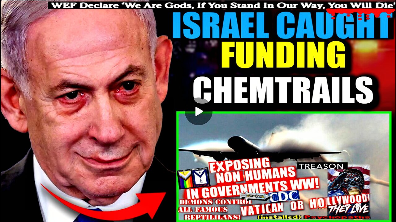 Israel Exposed Funding 150M Tons Of 'Mood-Altering' Chemtrails Sprayed on US Cities
