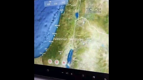 AIR CANADA ERASED ISRAEL FROM ITS MAPS ON FLIGT & INSTEAD LABELED DA AREA ‘PALESTINIAN TERRITORIES'