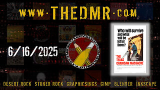 DMR Live 6/16/2025: Desert Rock & Adjacent Cool Tunes + Graphicsing