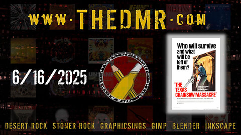 DMR Live 6/16/2025: Desert Rock & Adjacent Cool Tunes + Graphicsing