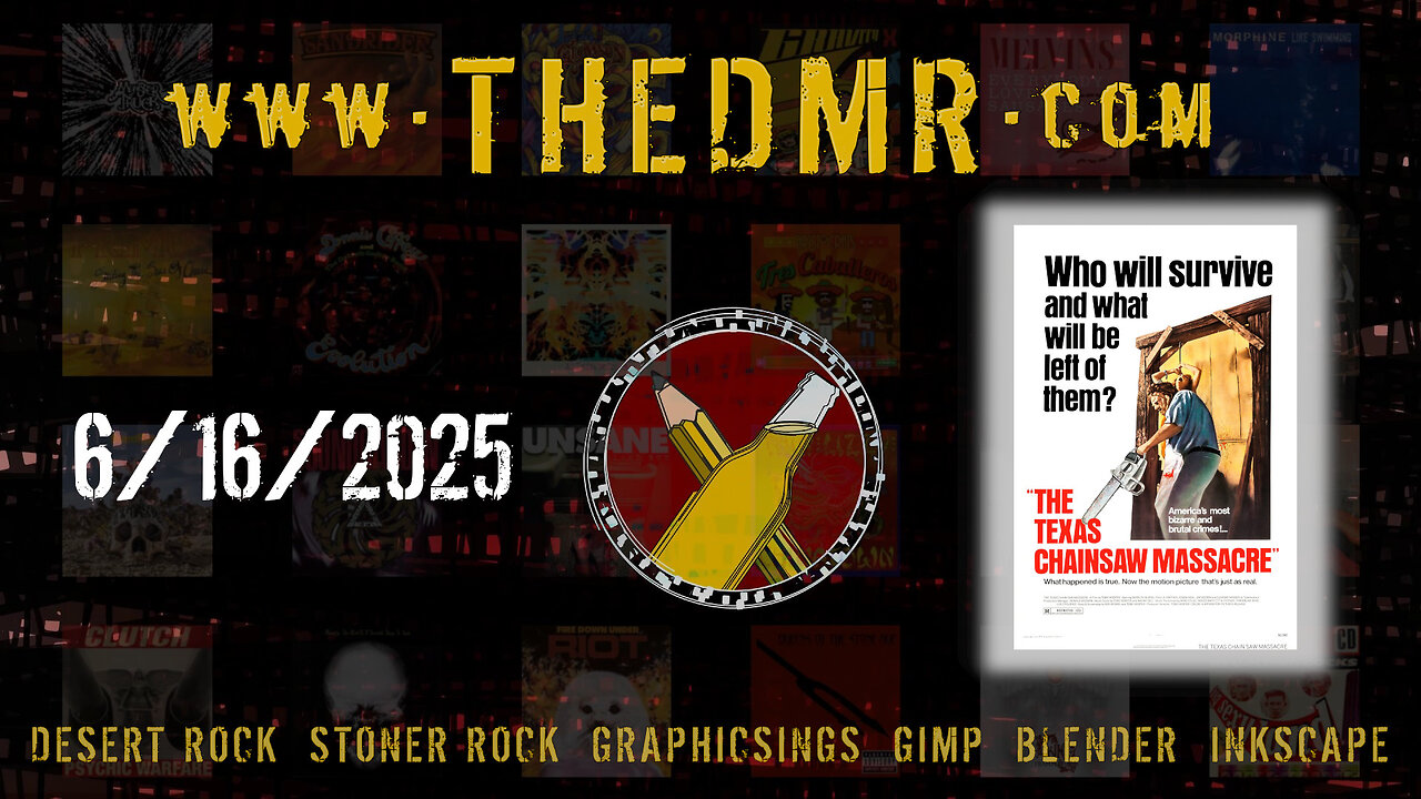 DMR Live 6/16/2025: Desert Rock & Adjacent Cool Tunes + Graphicsing