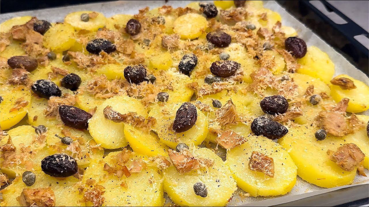 The best Sicilian potatoes! Easy, delicious and cheap recipe!