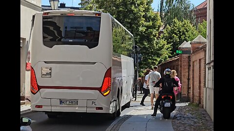 Kierowca Scanii się przeliczył