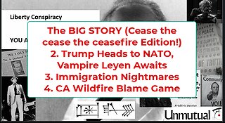 Liberty Conspiracy LIVE 6-24-25 Ceasefire? Trump at NATO, CA FIRE Blame!