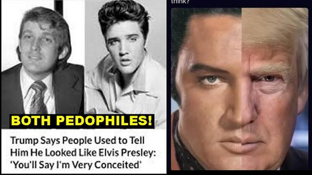 Satanist Lucifer is Pedophile Elvis.. And Elvis is Pedophile Trump!