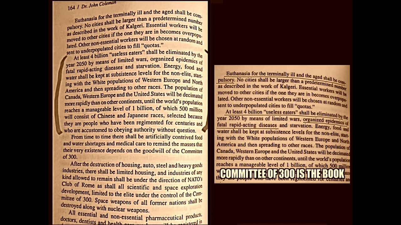 Plandemic:How the ‘Covid Pandemic’ was engineered for Global Genocide